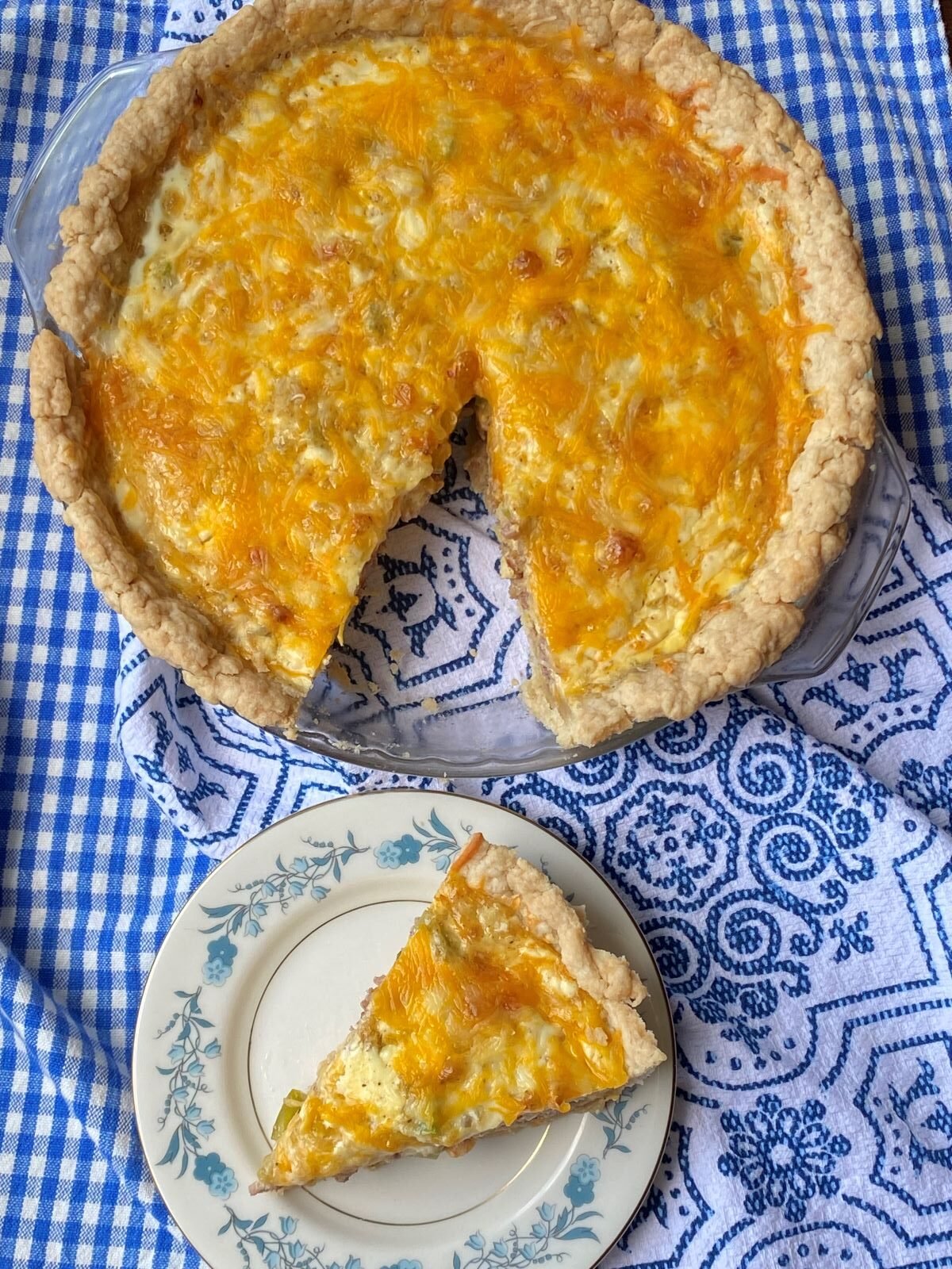 Cheesy Sausage Quiche