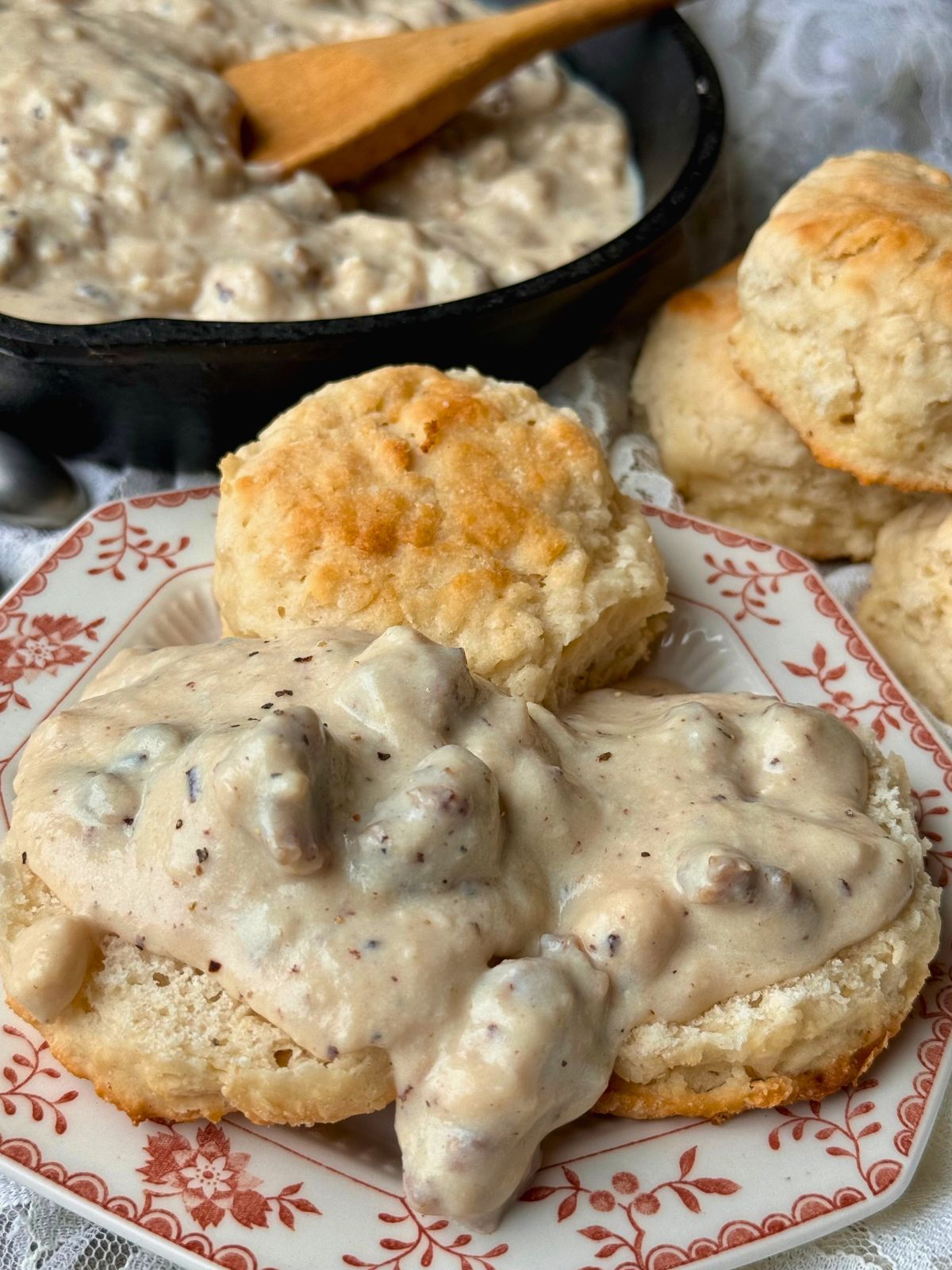 SAUSAGE GRAVY – The Southern Lady Cooks