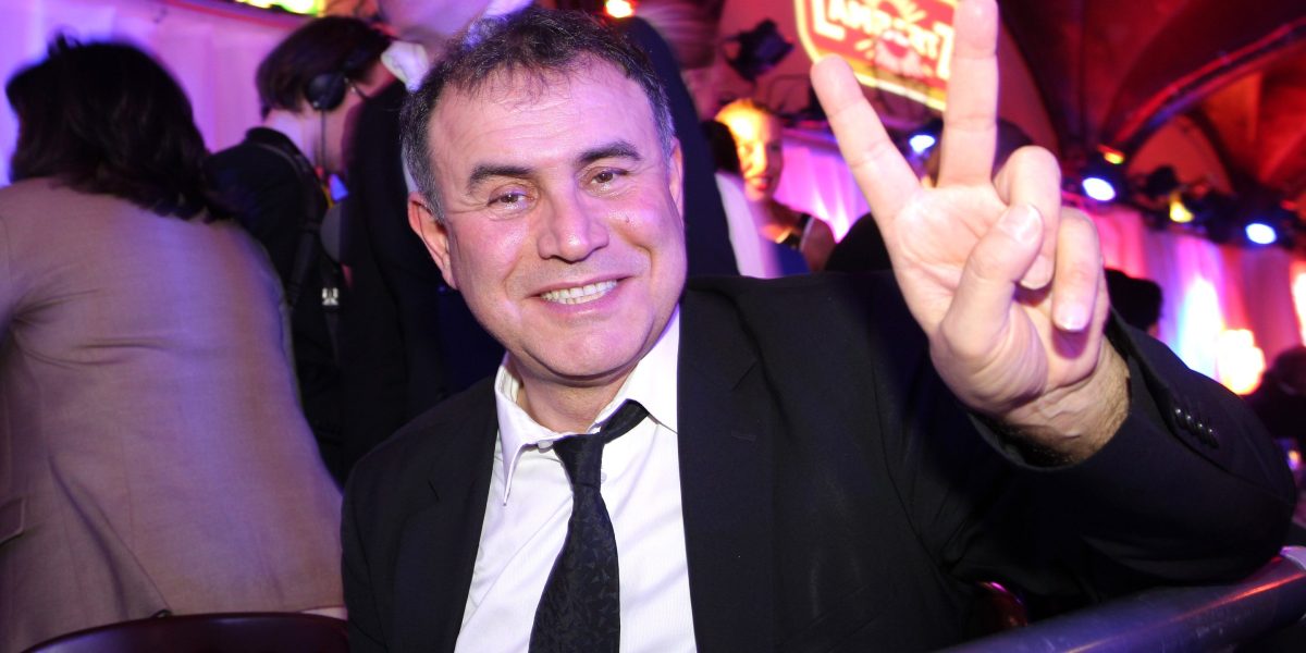 Dr. Doom Nouriel Roubini is actually upbeat about the economy